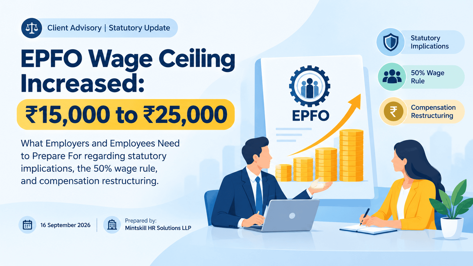 EPFO Wage Ceiling Increased: ₹15,000 to ₹25,000